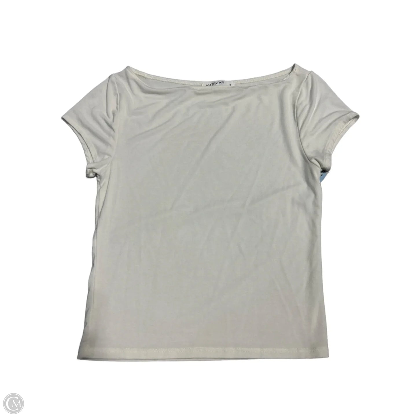 Top Short Sleeve By Antistar In White, Size: S