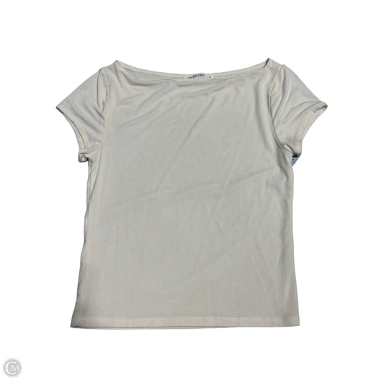 Top Short Sleeve By Antistar In White, Size: S