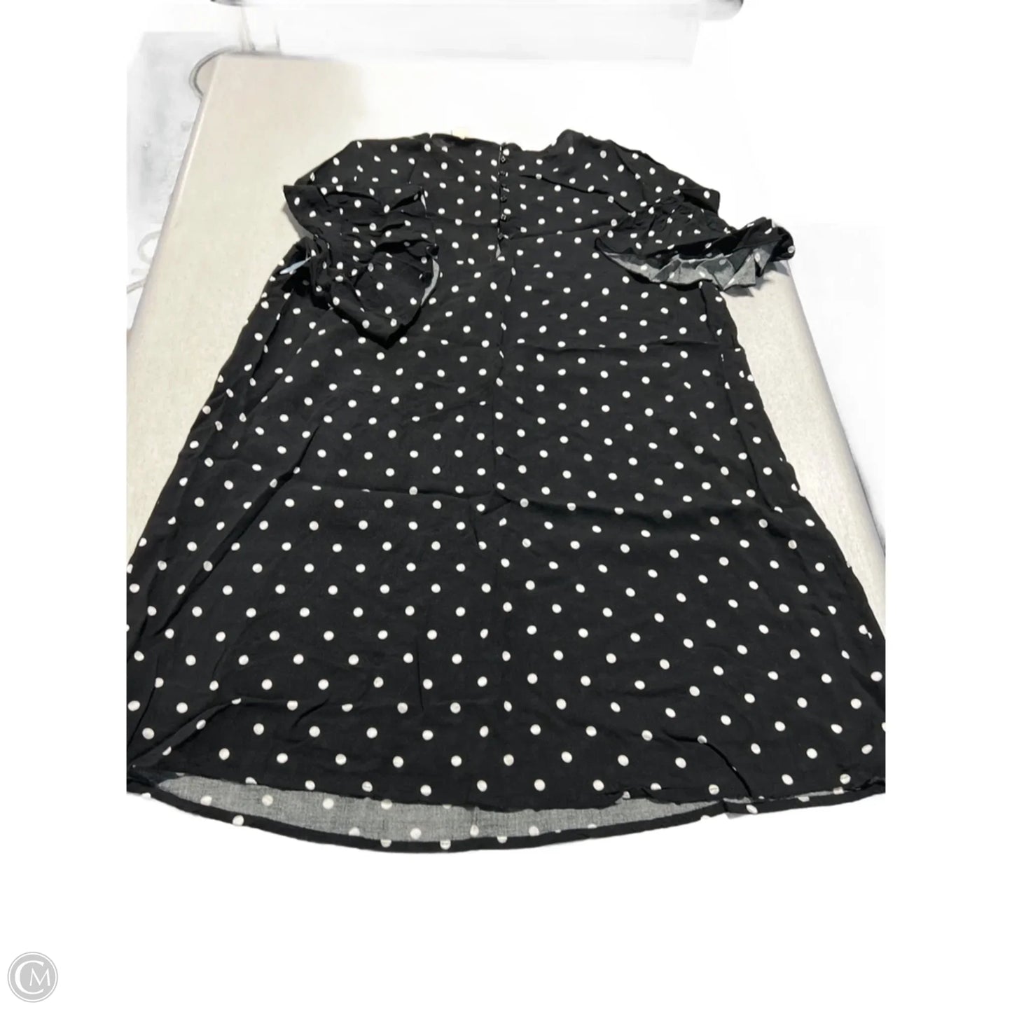 Dress Casual Short By H&m In Polkadot Pattern, Size: Xl