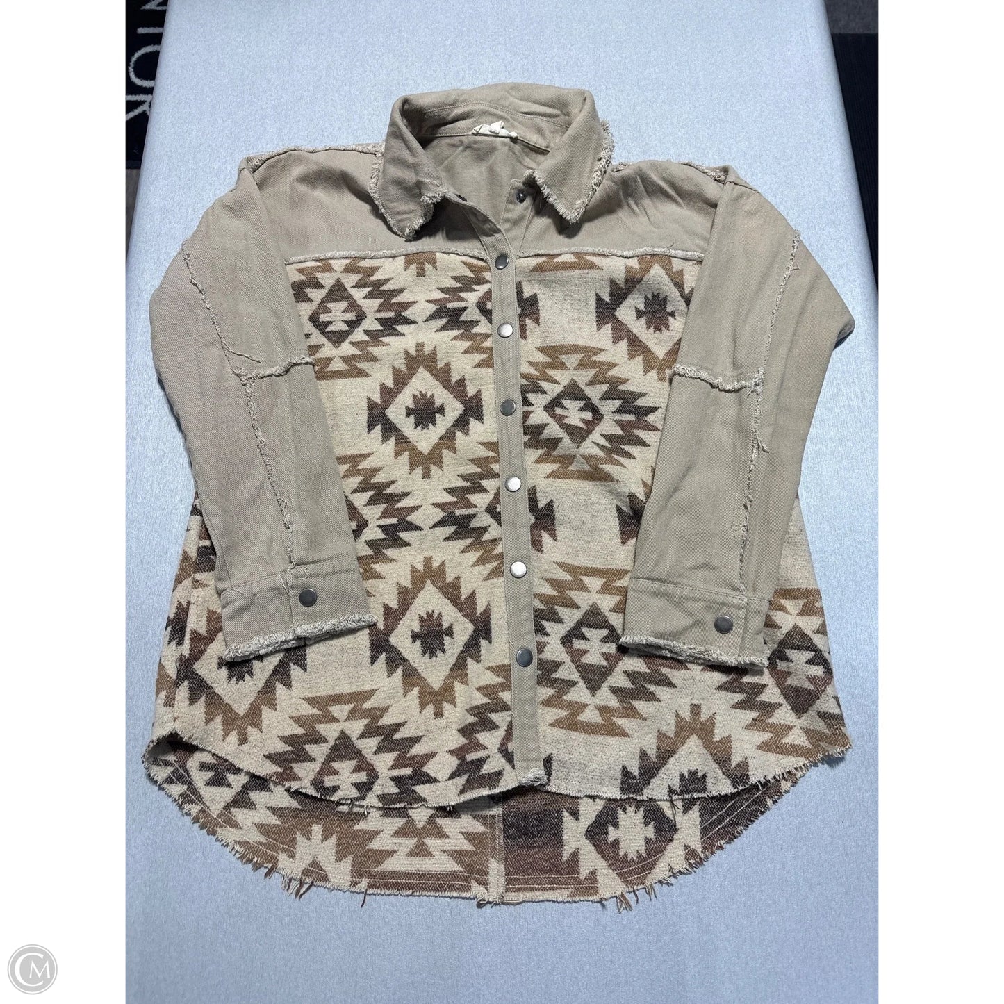 Jacket Other By Mystree In Tan, Size: M