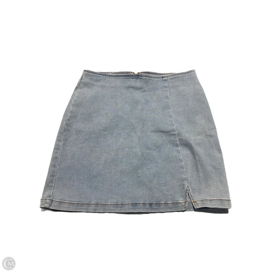 Skirt Mini & Short By Wild Fable In Blue Denim, Size: 6