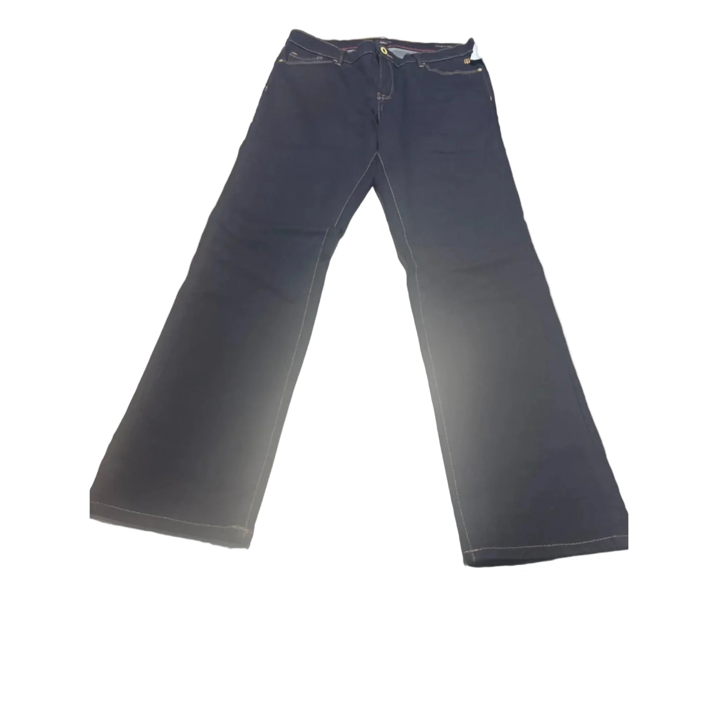 Jeans Straight By Tommy Hilfiger In Blue Denim, Size: 12