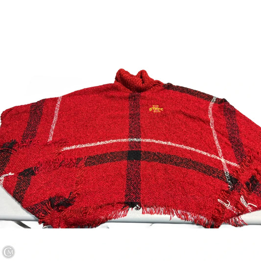 Poncho By Cmc In Red, Size: Osfm