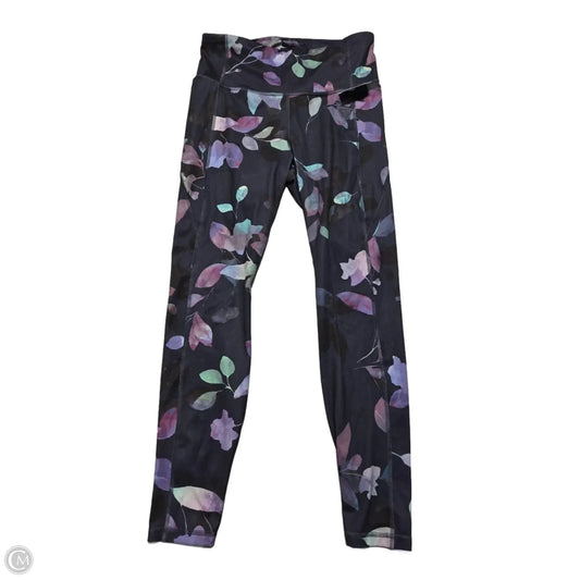 Athletic Leggings By All In Motion In Floral Print, Size: M