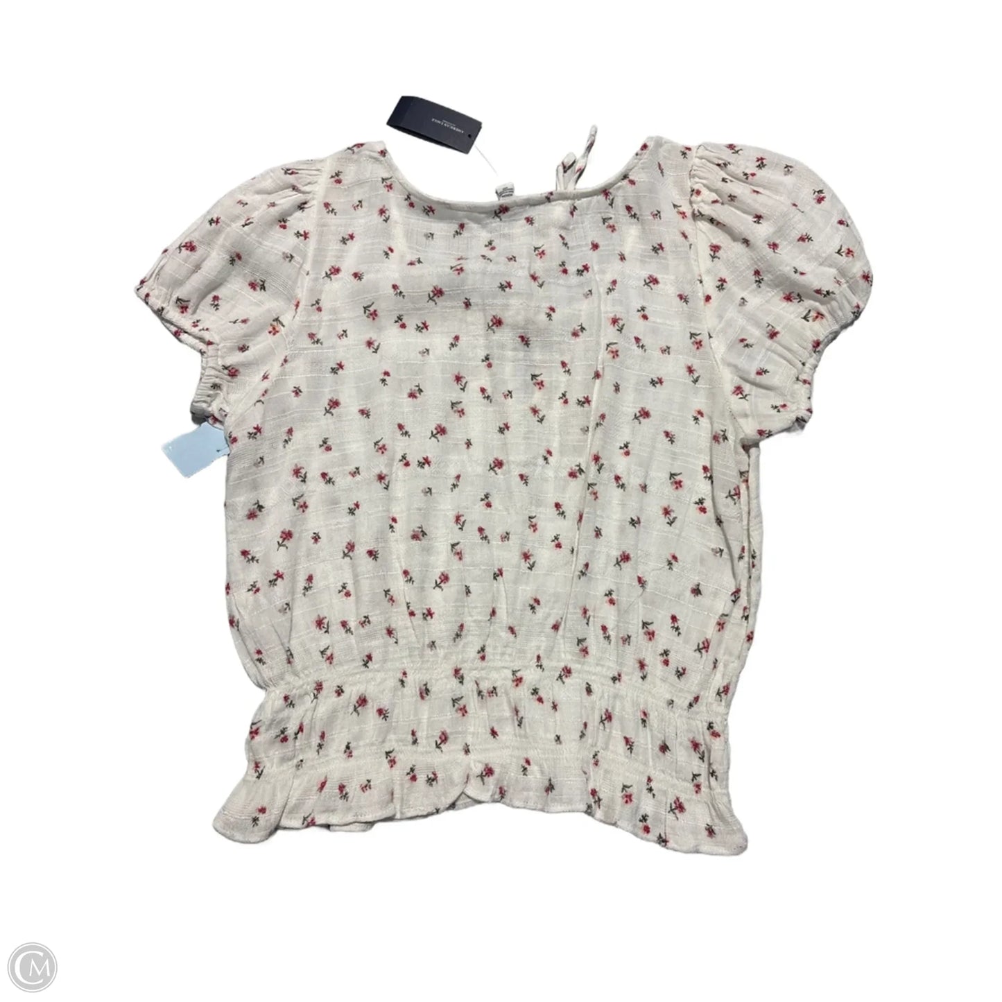 Top Short Sleeve By American Eagle In White, Size: M