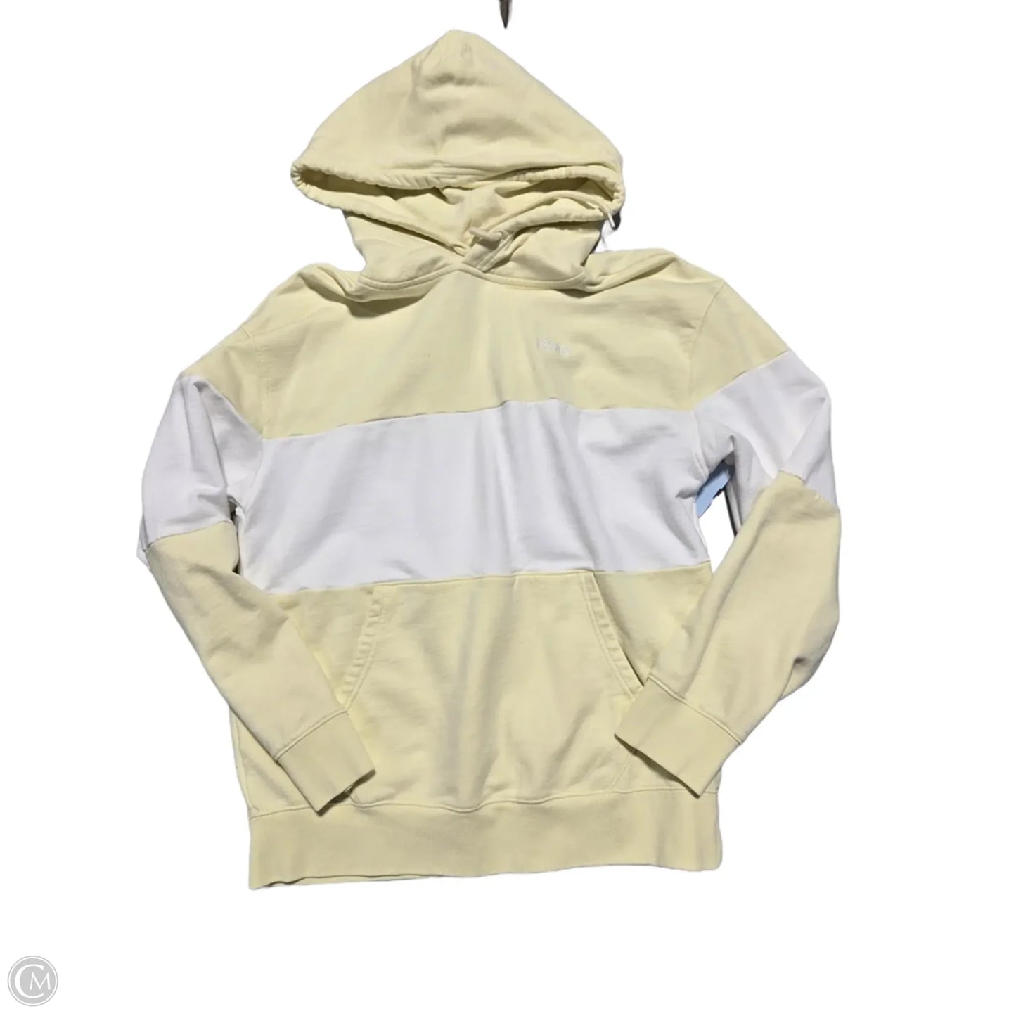 Sweatshirt Hoodie By Levis In Yellow, Size: S