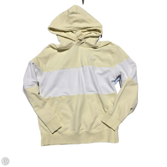 Sweatshirt Hoodie By Levis In Yellow, Size: S