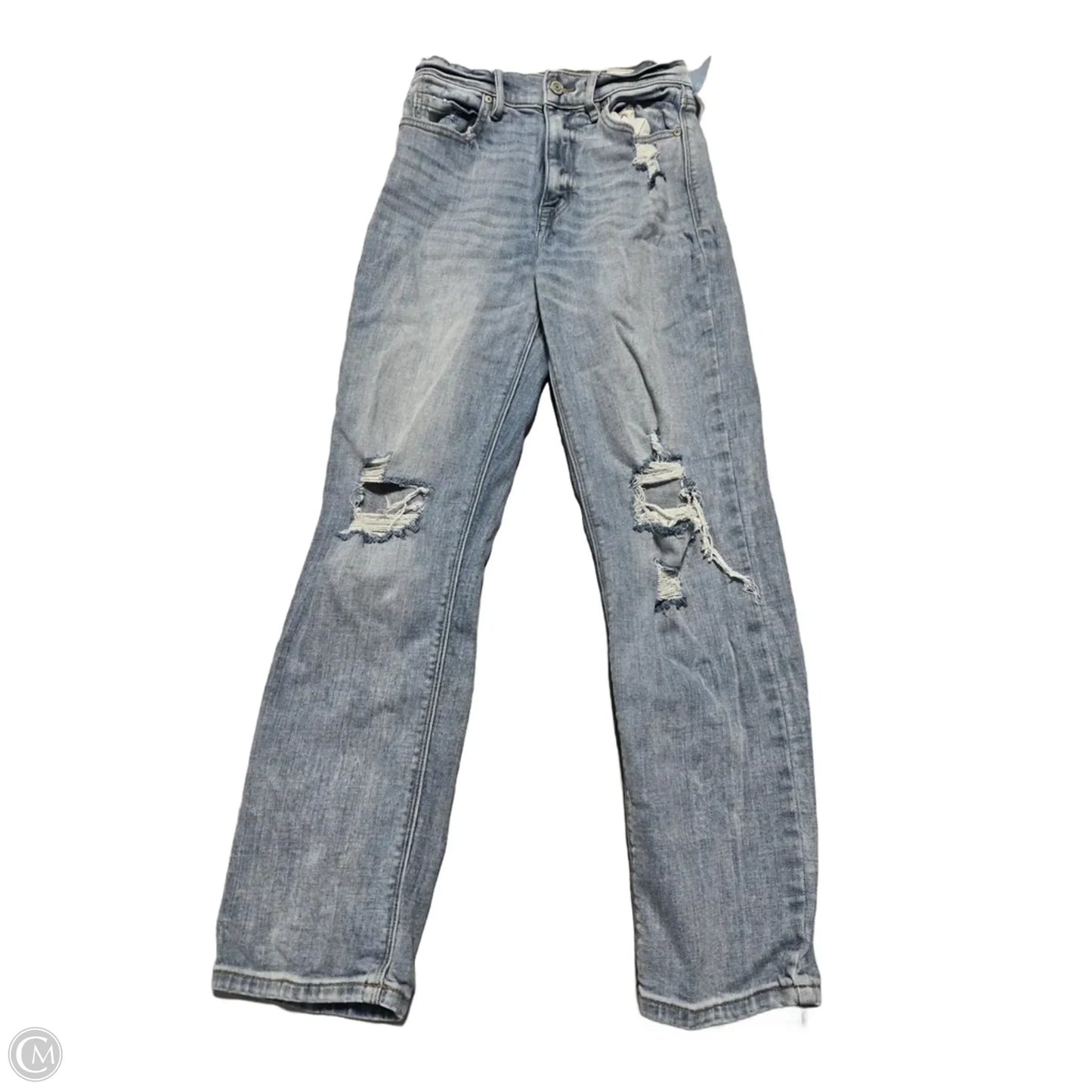 Jeans Straight By Eunina In Blue Denim, Size: 4