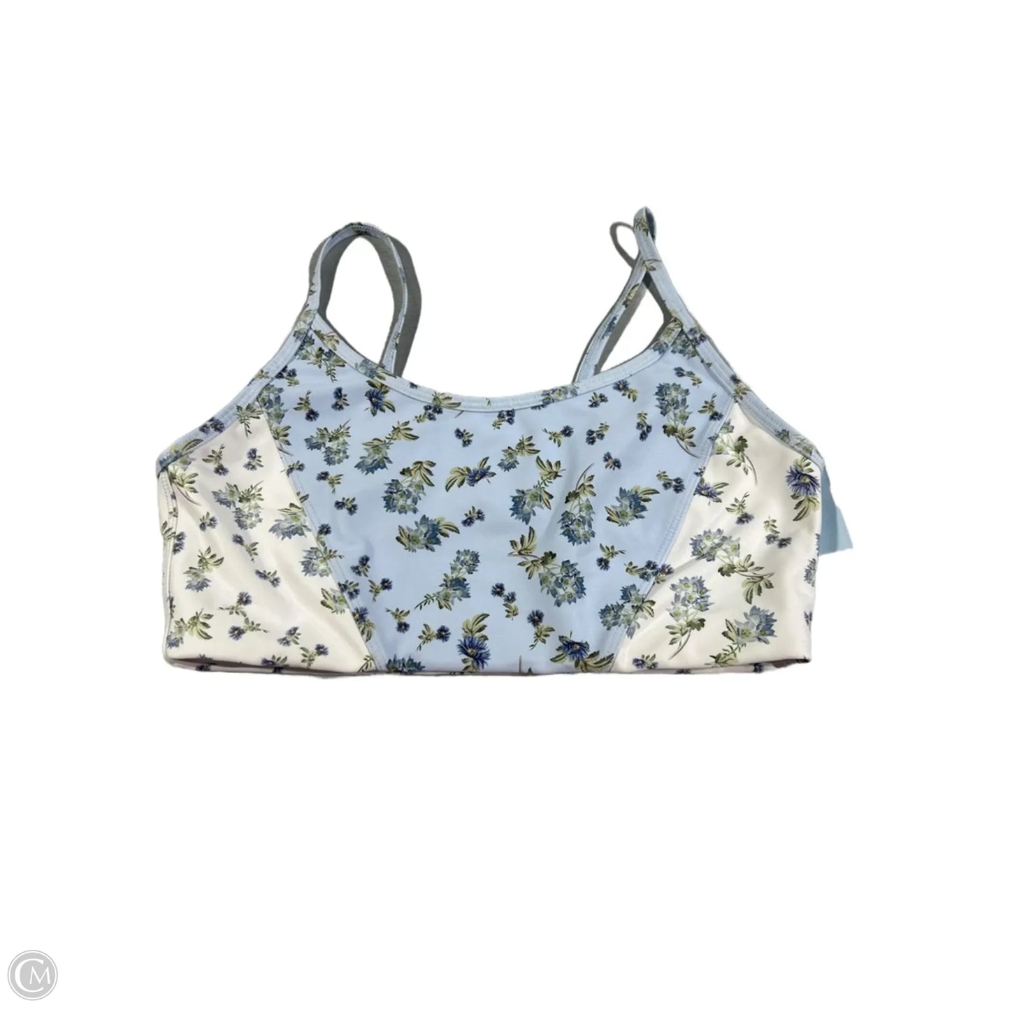 Athletic Bra By Sage In Floral Print, Size: S