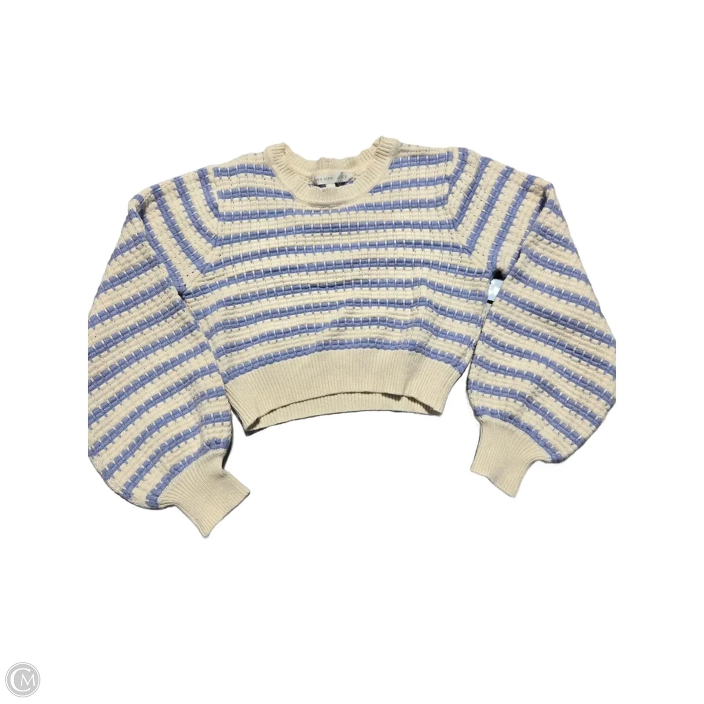 Sweater By Altard State In Blue & Cream, Size: S
