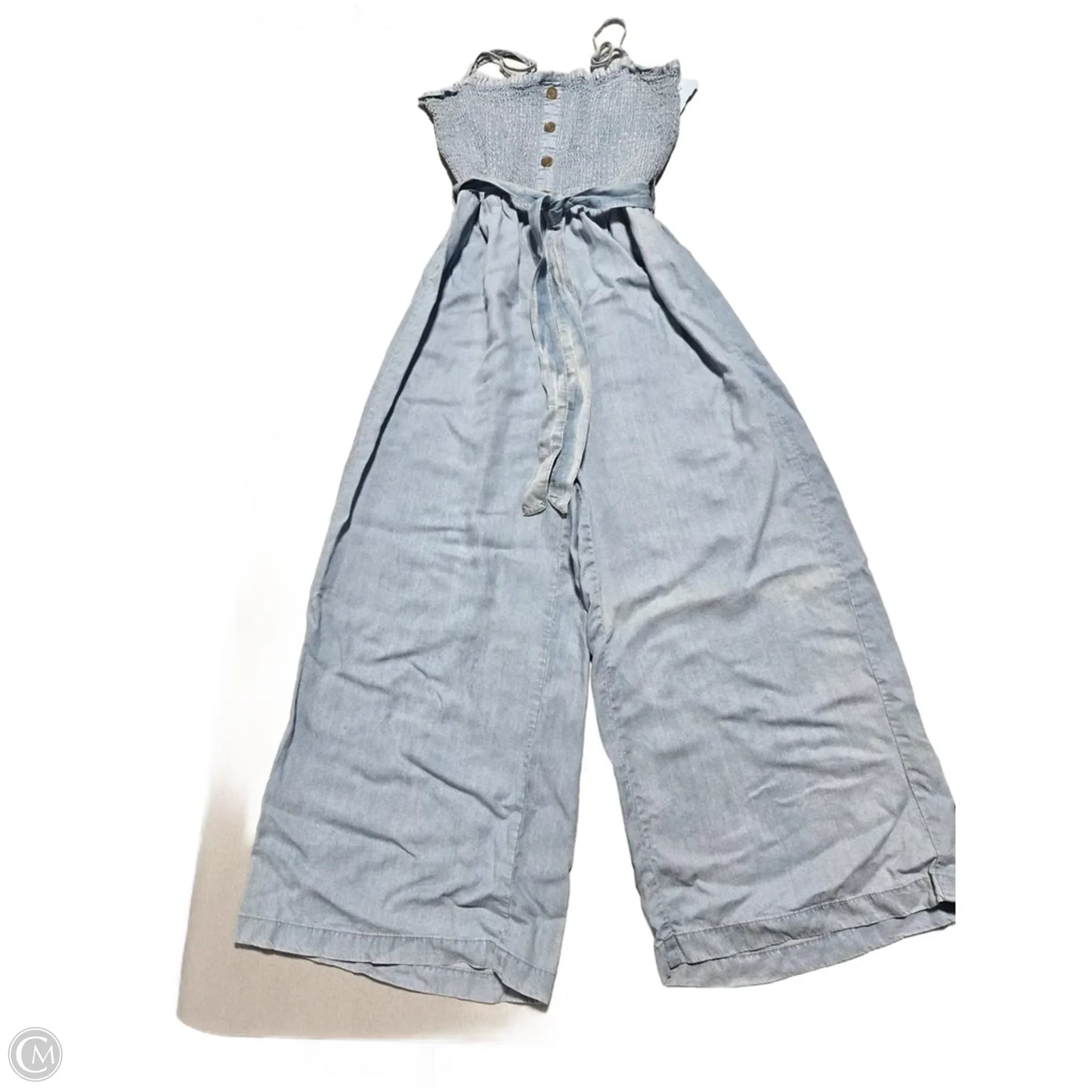 Jumpsuit By Love Tree In Blue Denim, Size: L