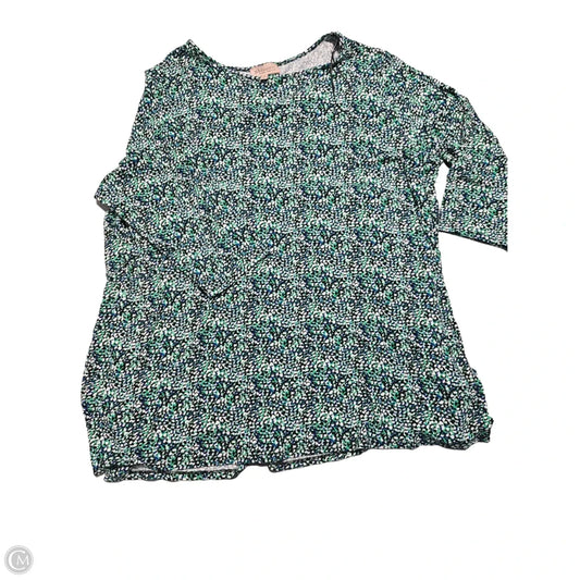 Top 3/4 Sleeve By Philosophy In Multi-colored, Size: 3x