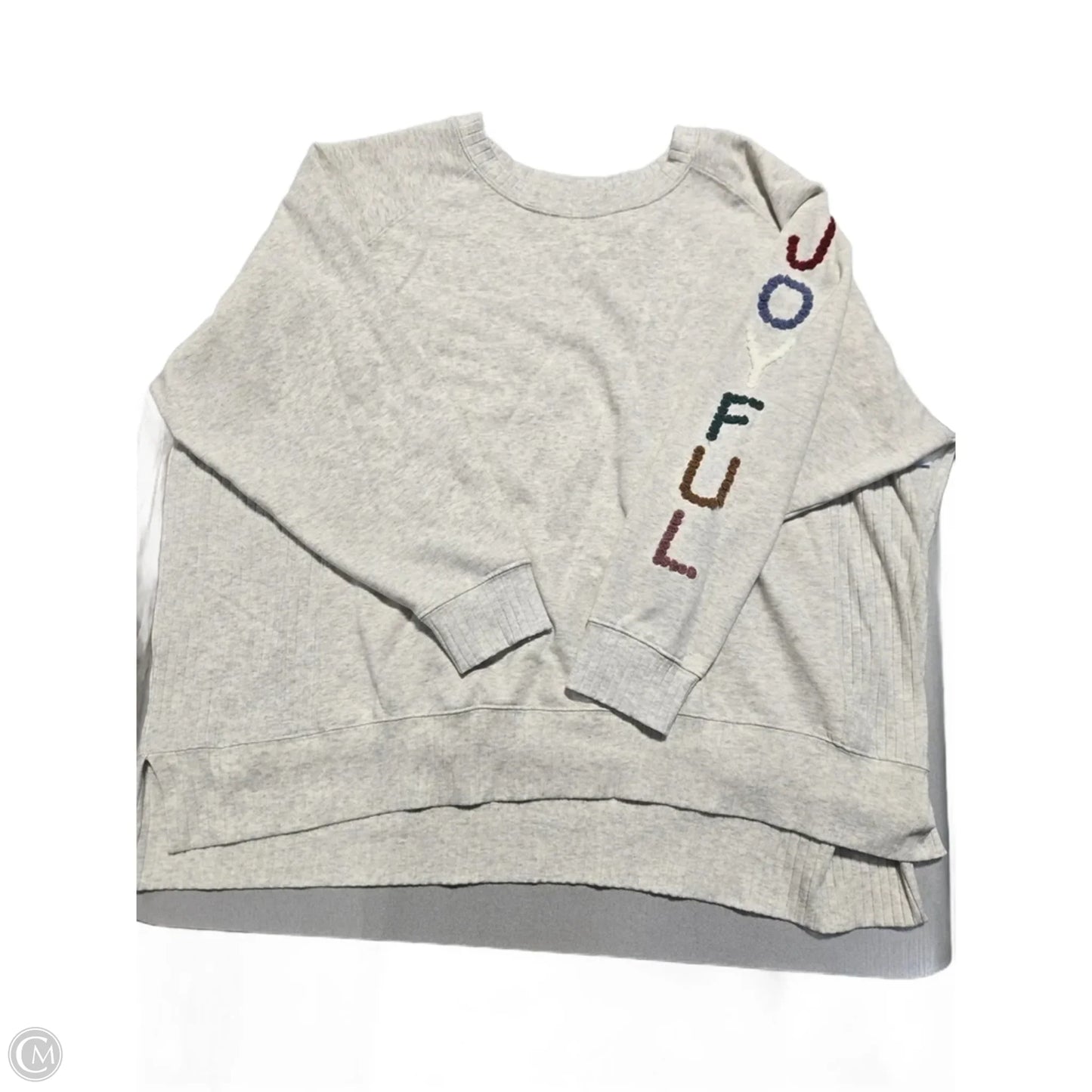 Sweatshirt Crewneck By Maurices In Grey, Size: 4x