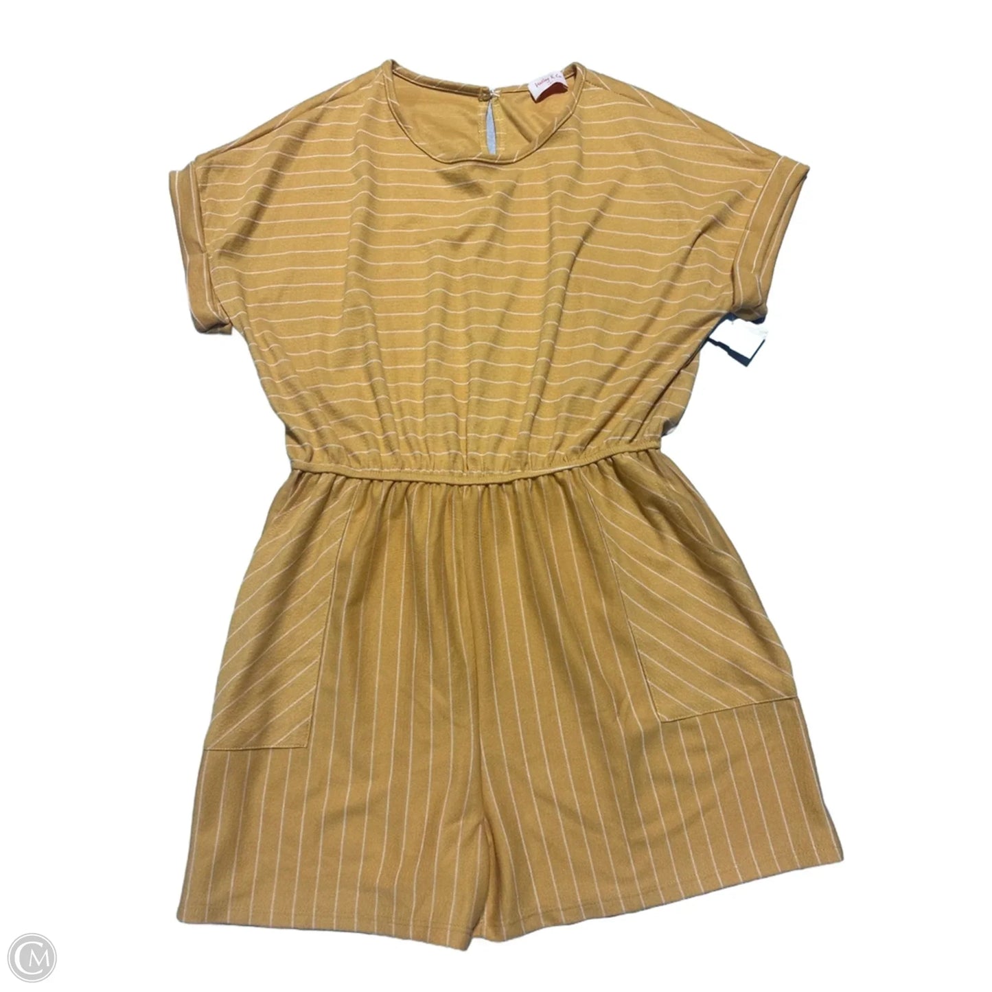 Romper By Hailey & Co In Yellow, Size: L