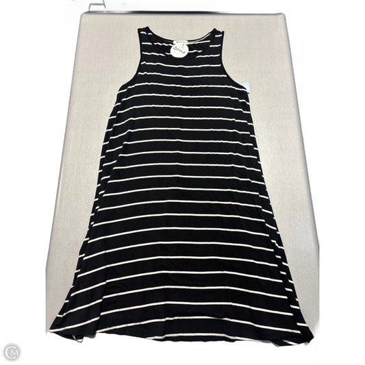 Dress Casual Midi By Bombom In Striped Pattern, Size: L