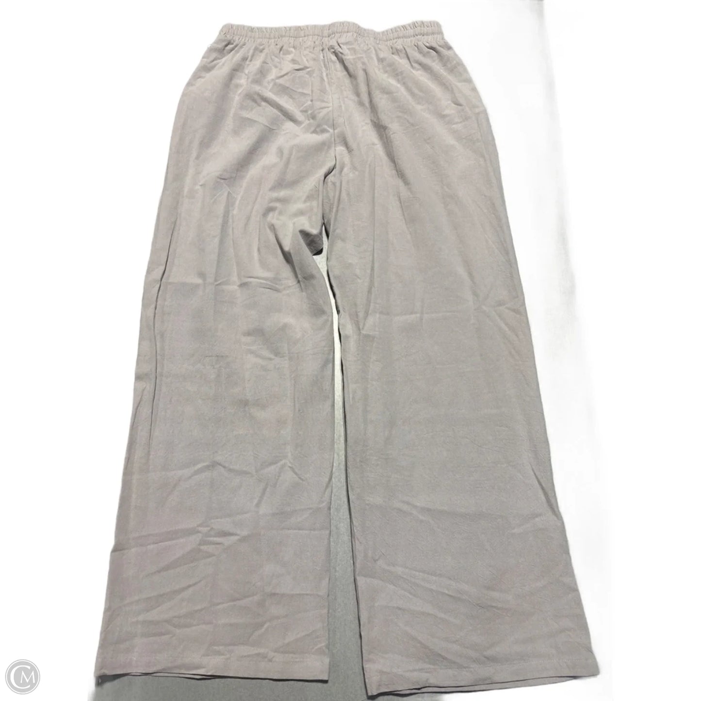 Pants Linen By Cme In Grey, Size: Xl