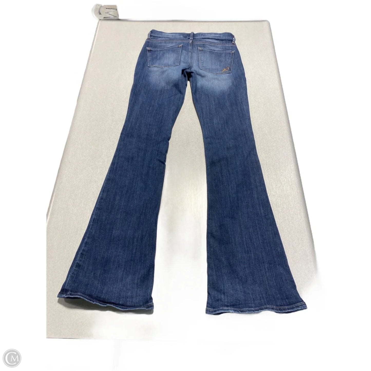 Jeans Boot Cut By Express In Blue Denim, Size: 0