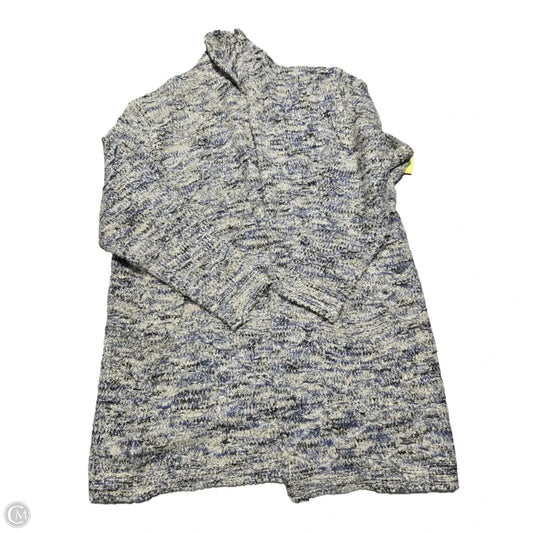 Cardigan By Northstyle In Blue & Cream, Size: L