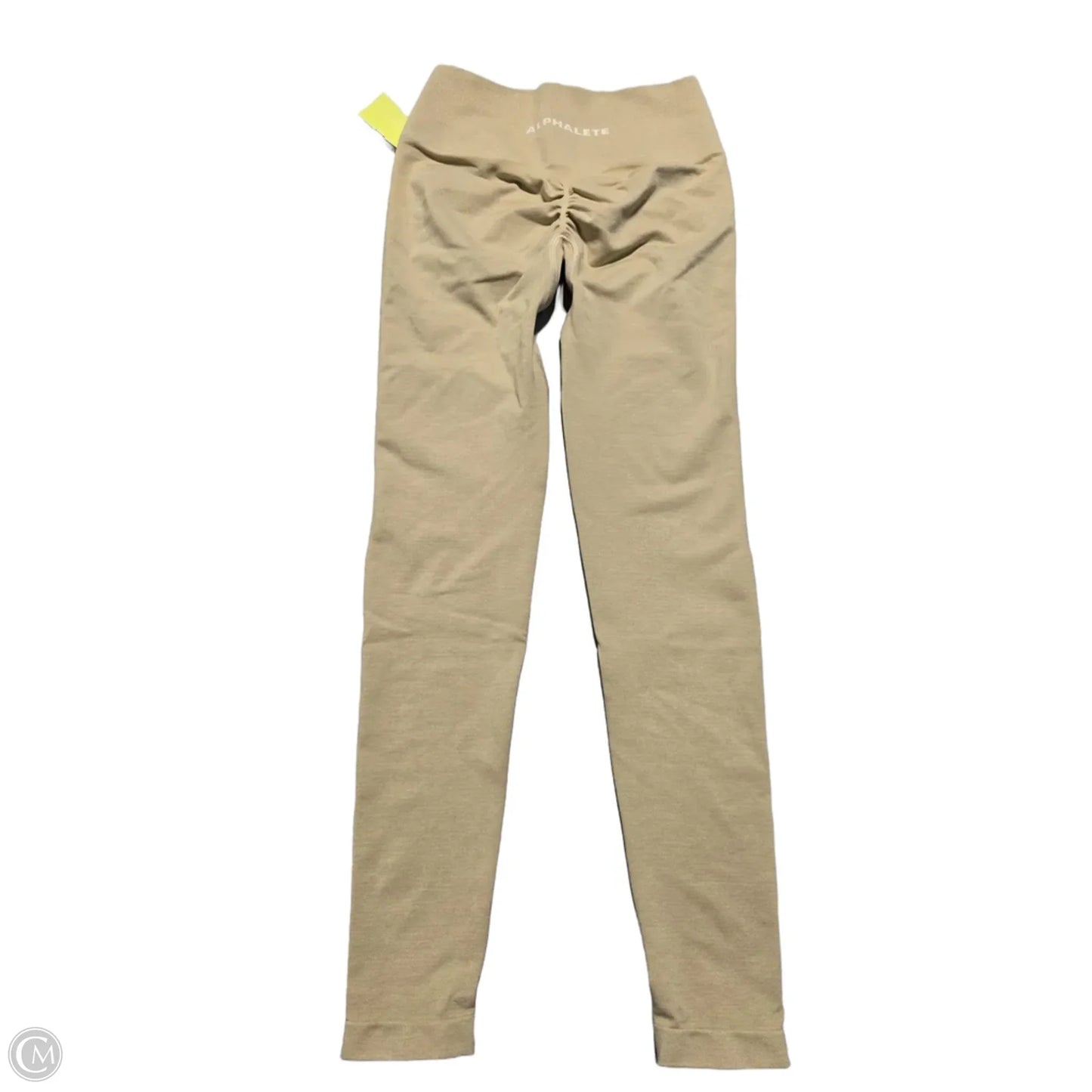 Athletic Leggings By Alphalete In Tan, Size: S