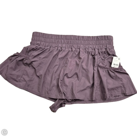 Athletic Shorts By Free People In Purple, Size: Xl