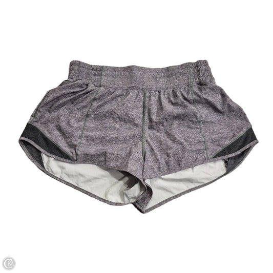 Athletic Shorts By Lululemon In Grey, Size: 12