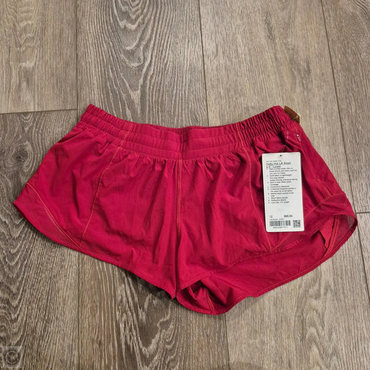 Athletic Shorts By Lululemon In Red, Size: 12