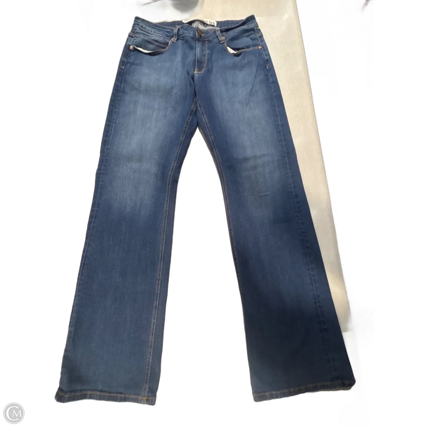 Jeans Straight By Cmc In Blue Denim, Size: 18