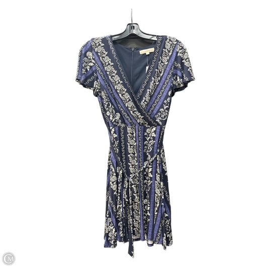 Dress Casual Midi By Loft In Blue, Size: L