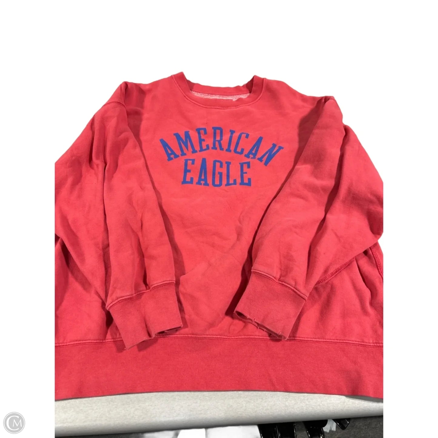Sweatshirt Collar By American Eagle In Red, Size: M