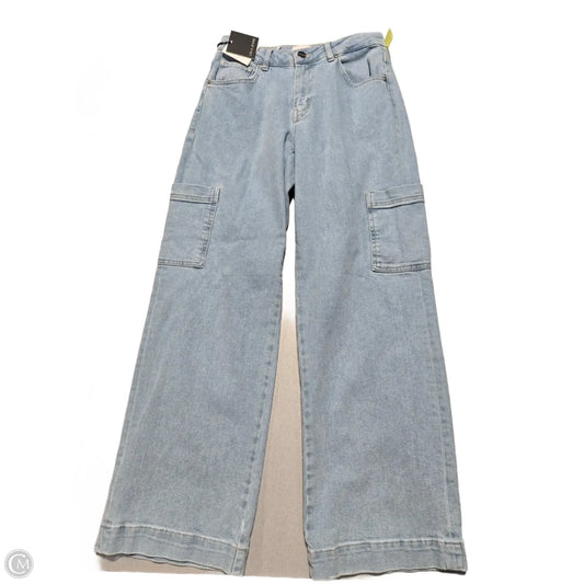Jeans Wide Leg By Lola In Blue Denim, Size: 4