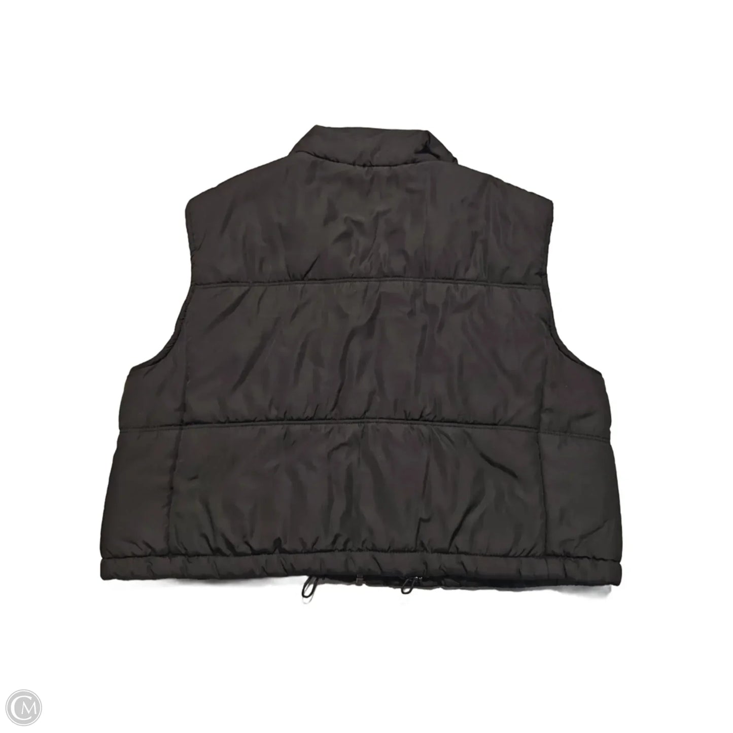 Vest Puffer & Quilted By Thread And Supply In Black, Size: S