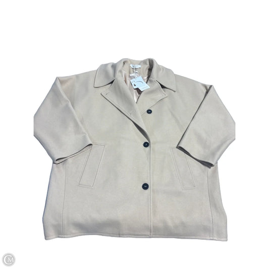 Coat Trench Coat By Commense In Tan, Size: S
