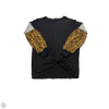 Top Long Sleeve By Cmc In Black, Size: S