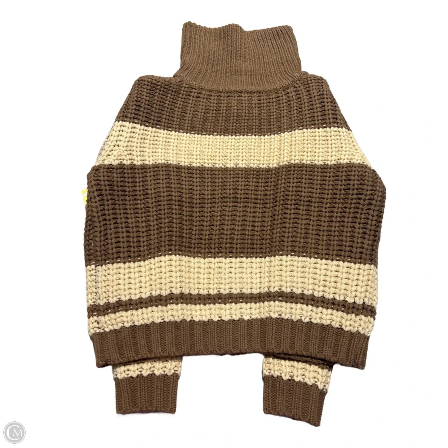 Sweater By Dress Forum In Brown & Cream, Size: S