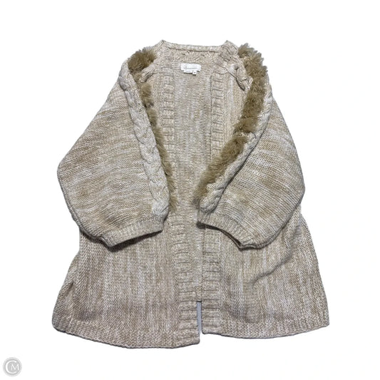 Cardigan By Anthropologie In Tan, Size: Osfm