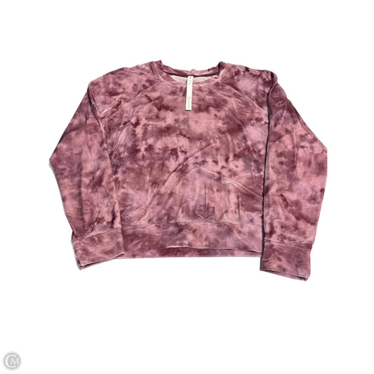 Top Long Sleeve By Lululemon In Pink, Size: Xl