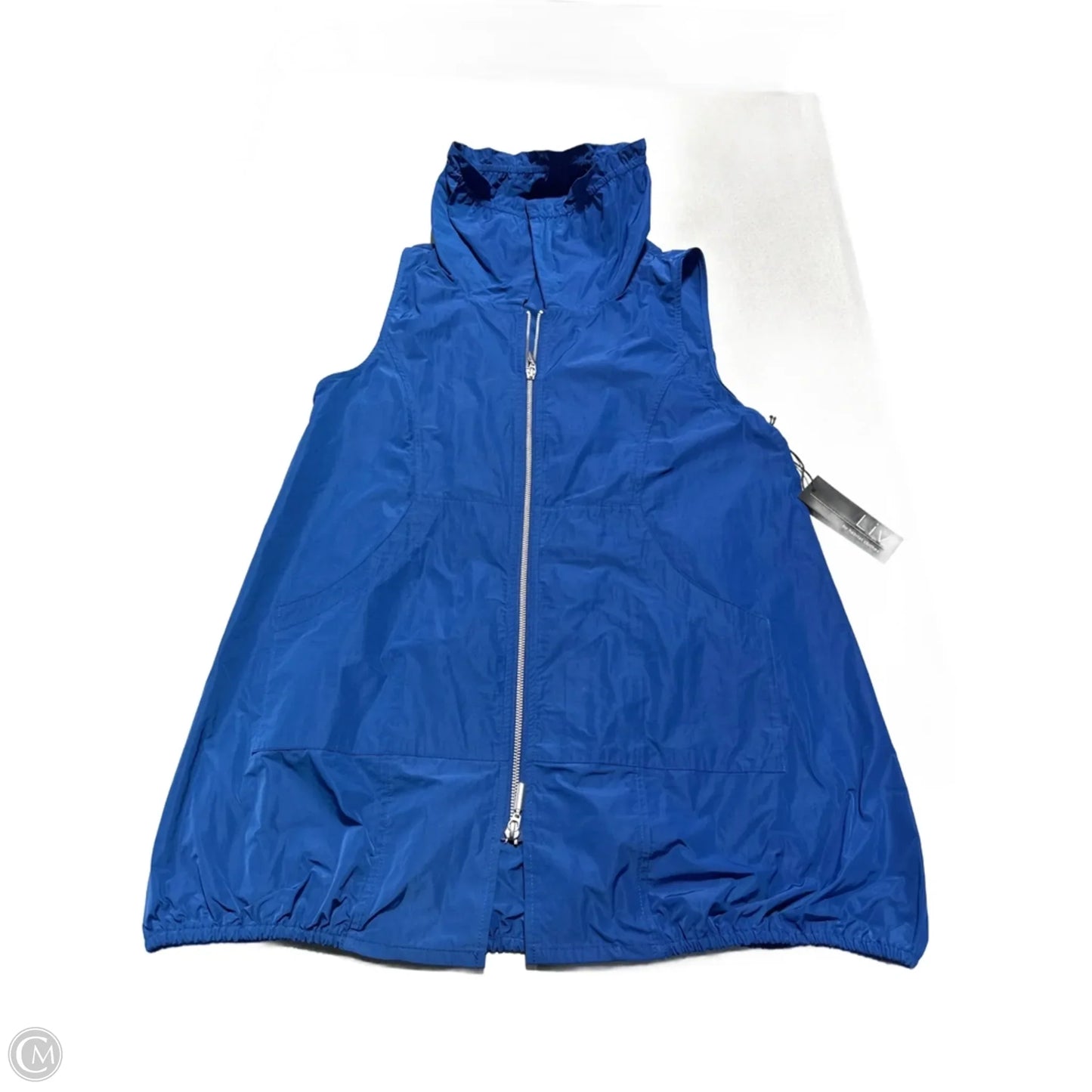 Jacket Windbreaker By Habitat In Blue, Size: Xs