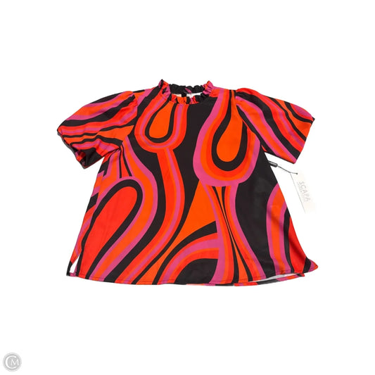 Top Short Sleeve By Cmc In Multi-colored, Size: Xs