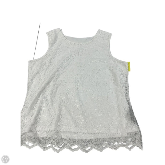 Tank Top By Cmc In White, Size: L