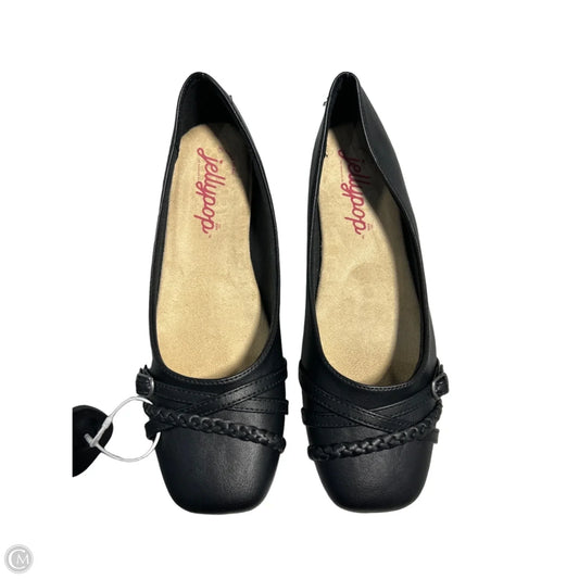 Shoes Flats By Jelly Pop In Black, Size: 11
