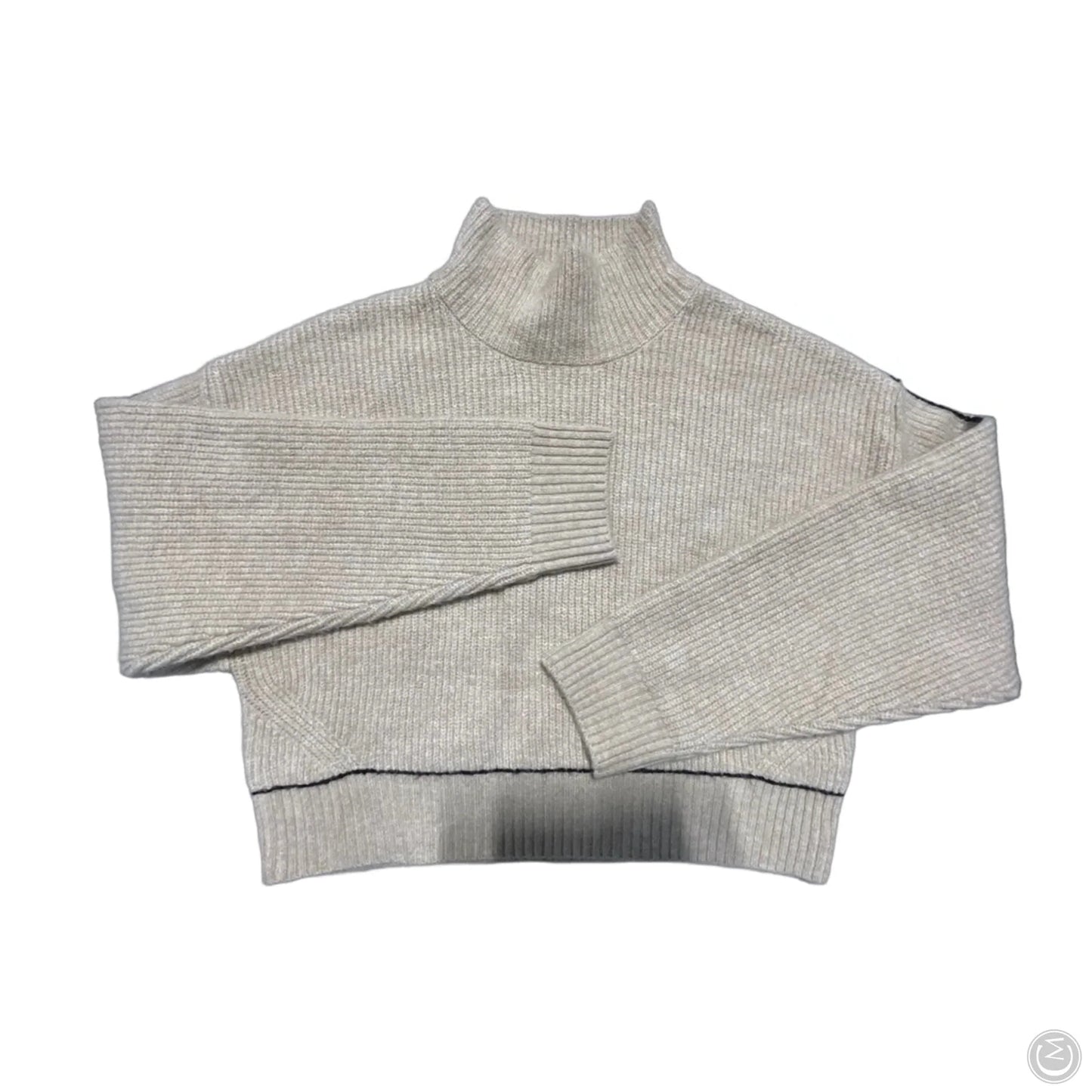 Sweater By Flat White In Tan, Size: M