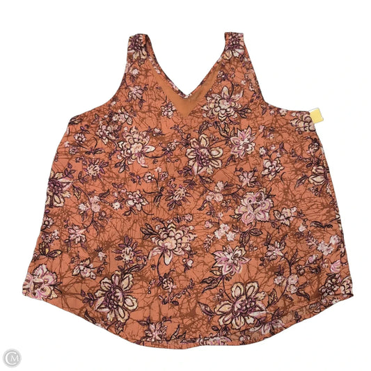 Tank Top By Maurices In Orange, Size: Xxl