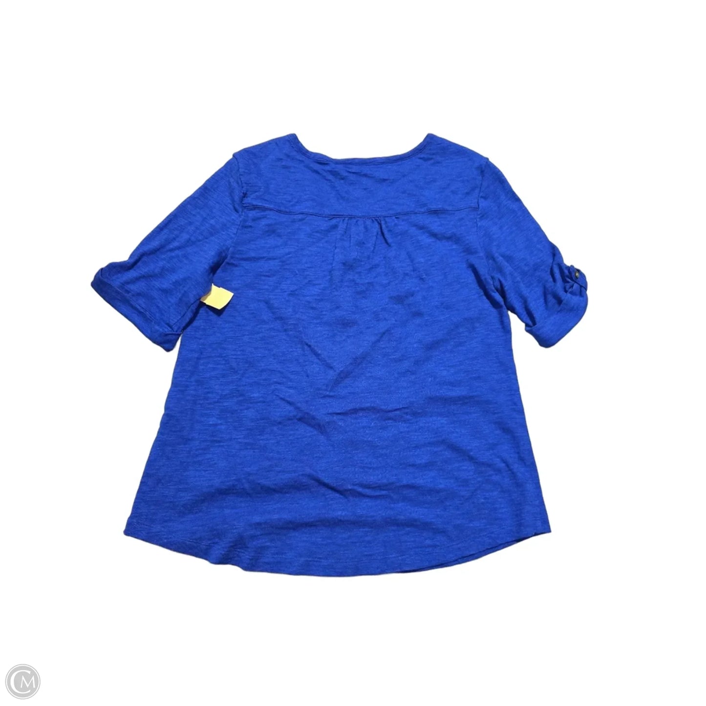 Top Short Sleeve By Chicos In Blue, Size: M
