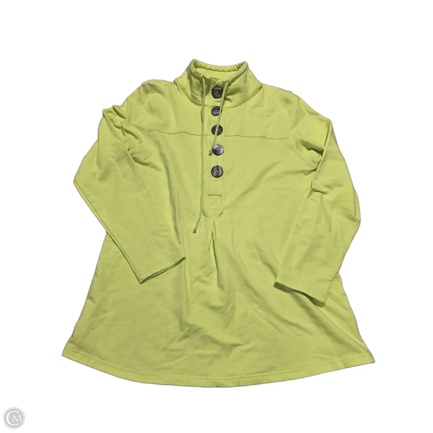 Top Long Sleeve By Lulu B In Green, Size: S