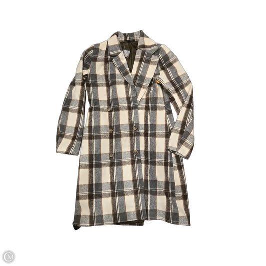 Jacket Other By Blu Pepper In Plaid Pattern, Size: S
