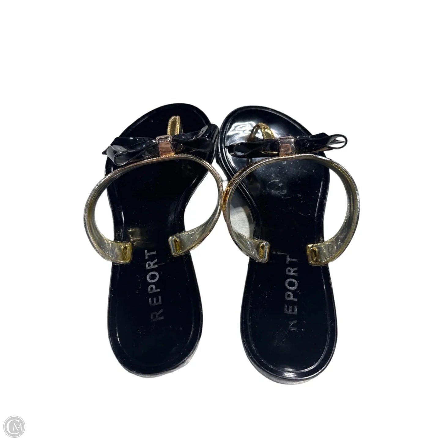 Sandals Flats By Report In Black, Size: 6.5