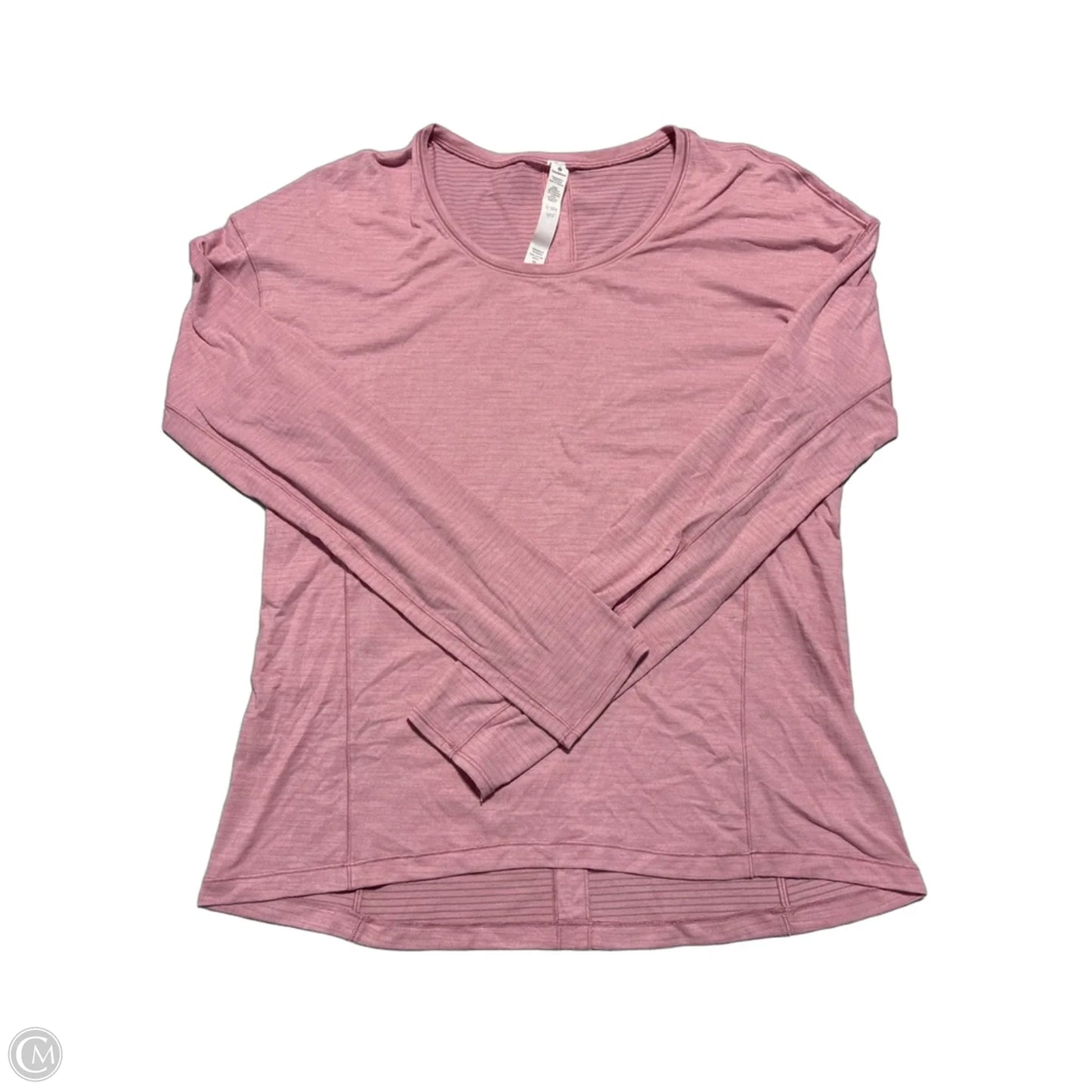 Top Long Sleeve By Lululemon In Pink, Size: 8
