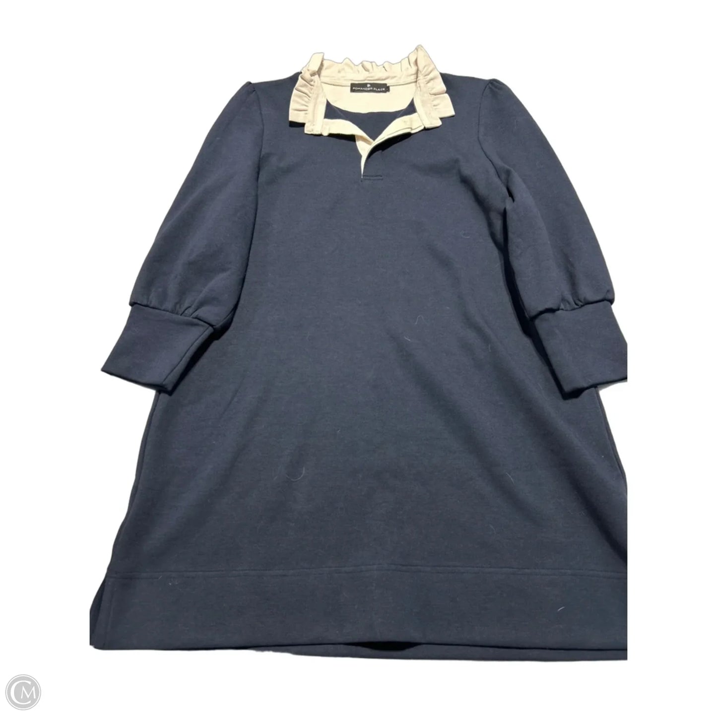 Dress Casual Midi By Pomander Place In Navy, Size: L