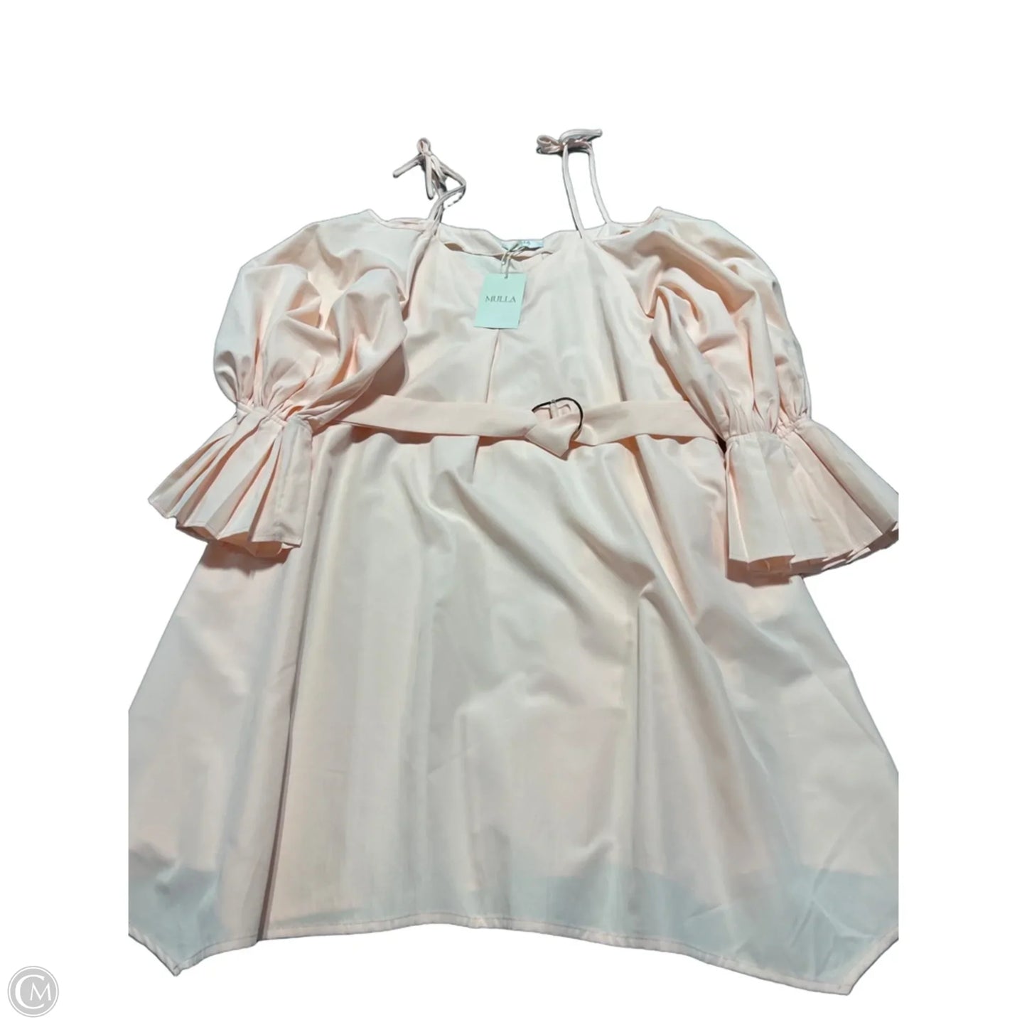 Dress Casual Midi By Cmc In Pink, Size: M