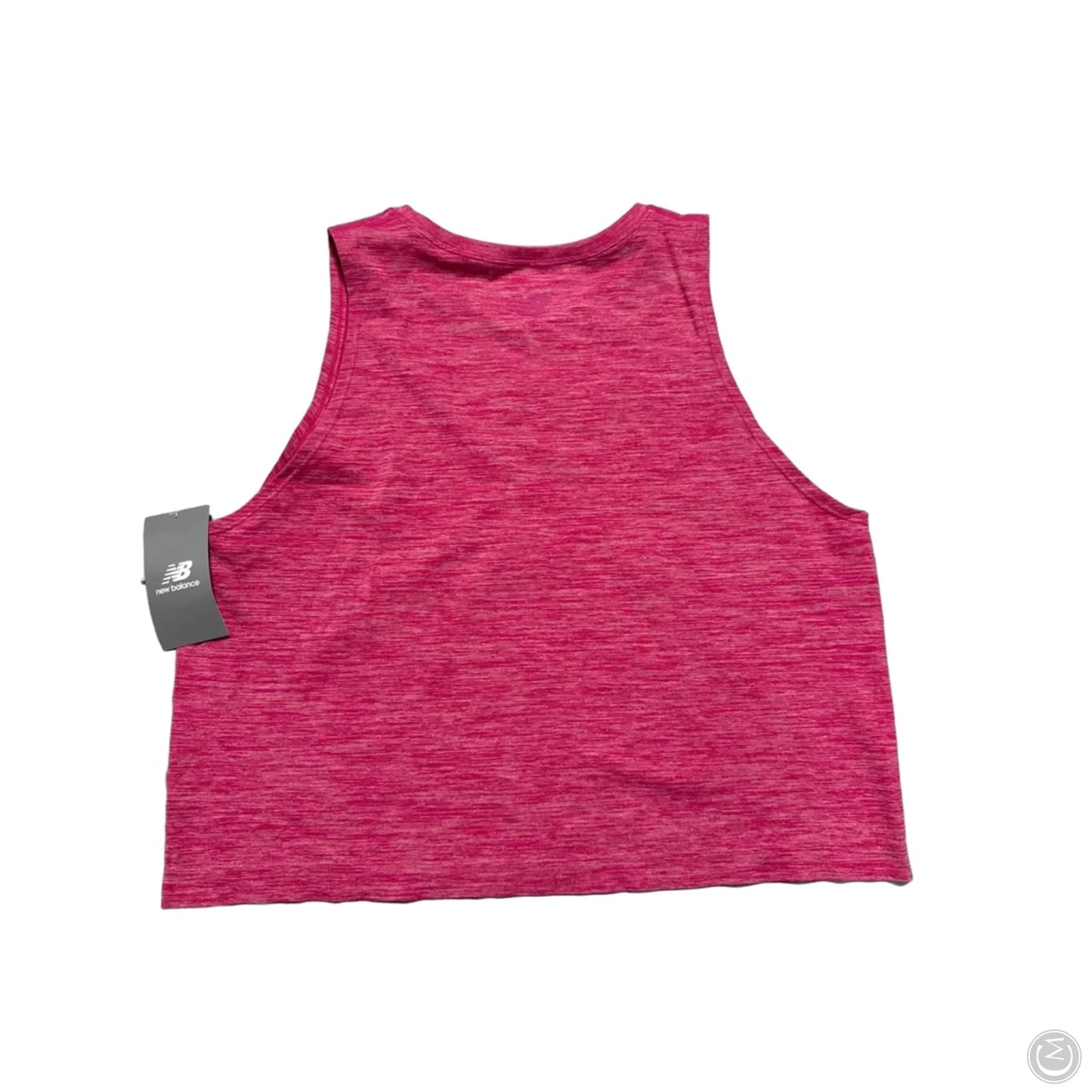 Athletic Tank Top By New Balance In Pink, Size: L